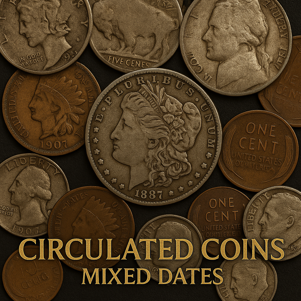 Circulated Silver Coins – Mixed Dates