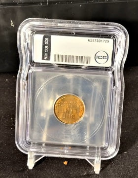 1935 Lincoln Wheat Cent ICG MS64 RB