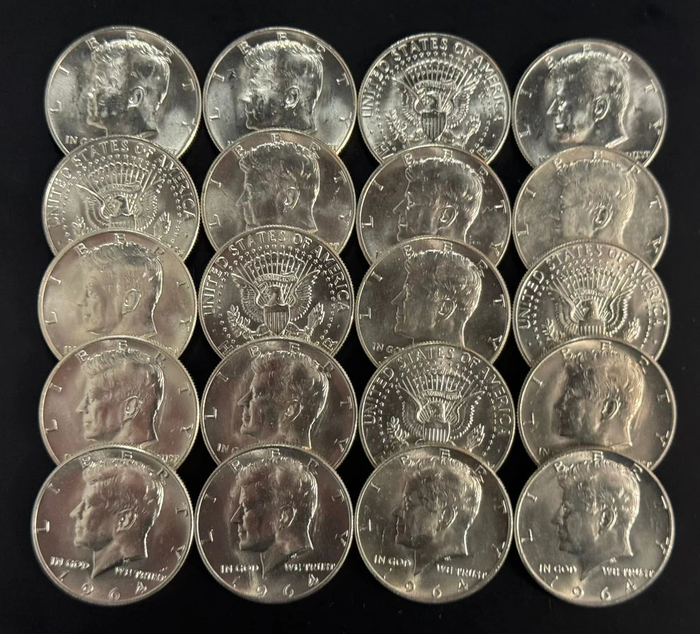 Kennedy Half Dollar (1964, 90% Silver)