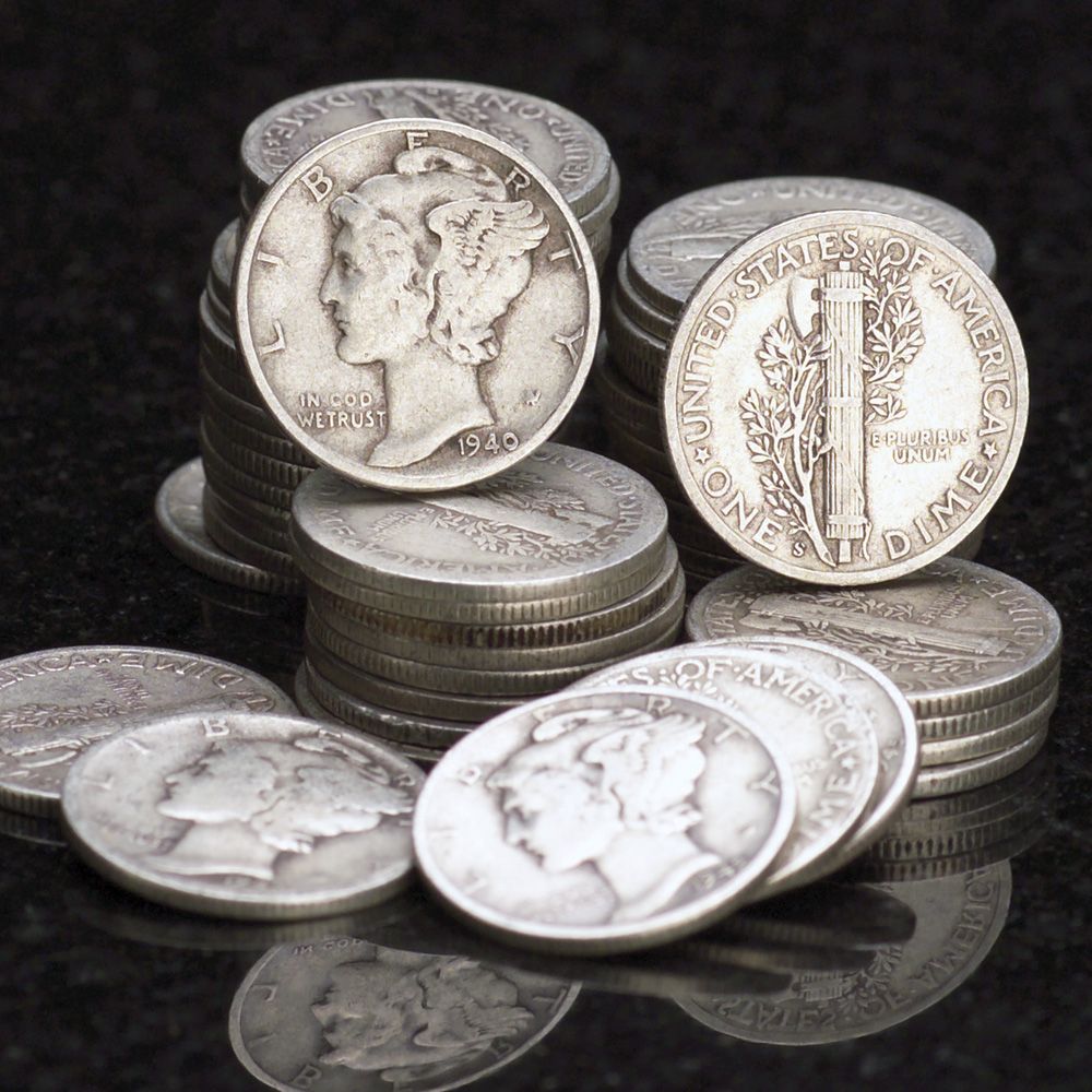 Mercury Dimes (Random Date)