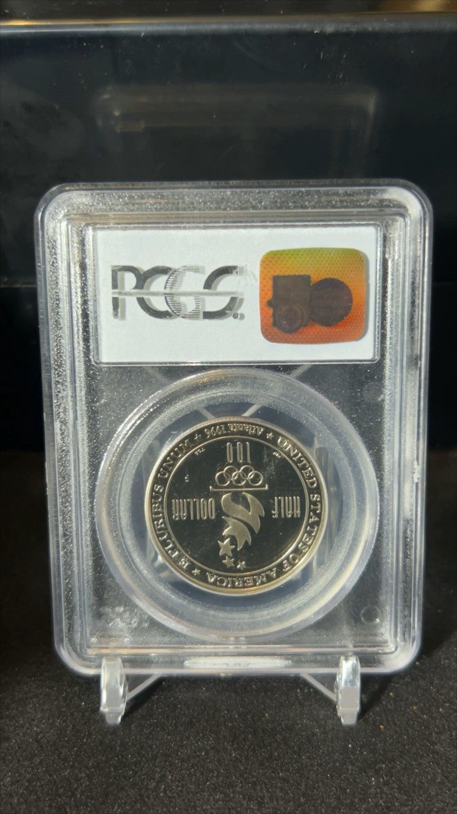 1996-S Swimming Commemorative Half PR69DCAM PCGS Proof 69 Deep Cameo