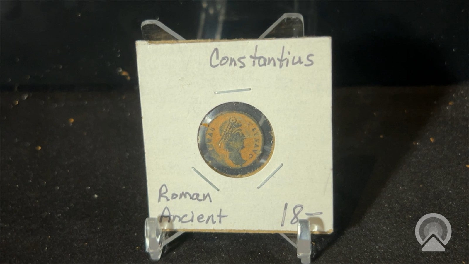 Ancient Roman Bronze Coin – Constantius II (337-361 AD) “GLORIA EXERCITVS” Two S