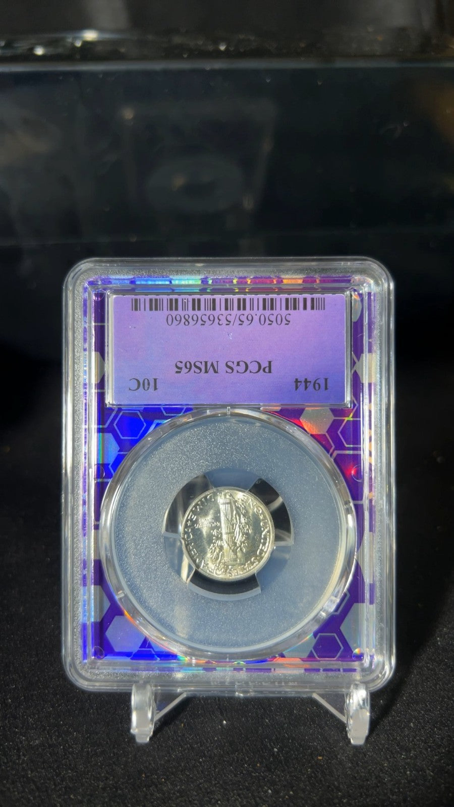 1944 MERCURY DIME PCGS MS-65 - Purple Core