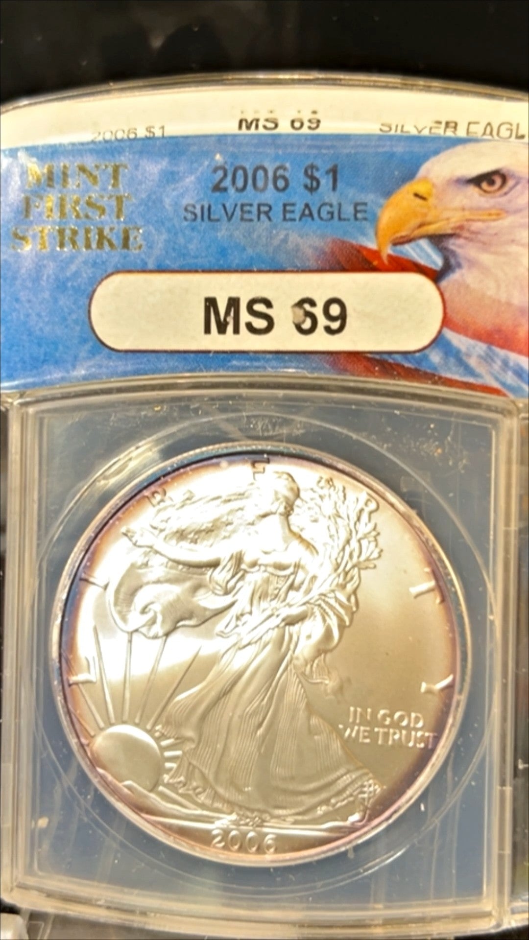 2006 Silver Eagle – MS69 – Philadelphia Mint