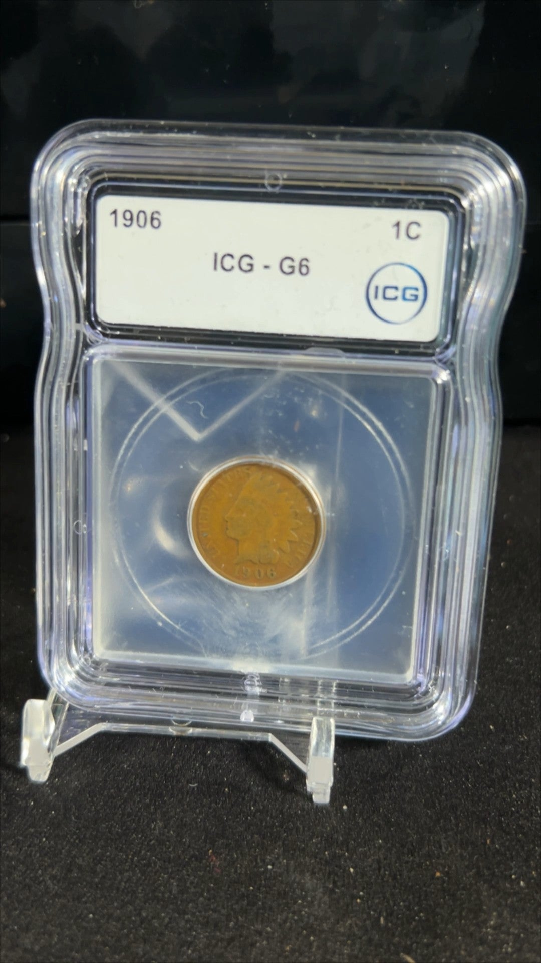 1906 Indian Head Cent – ICG G6