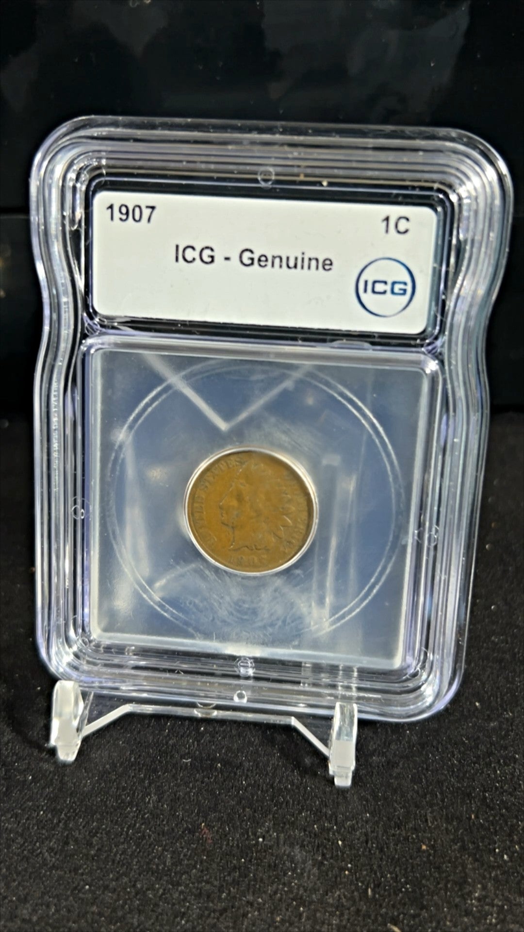 1907 Indian Head Cent – ICG Certified Genuine