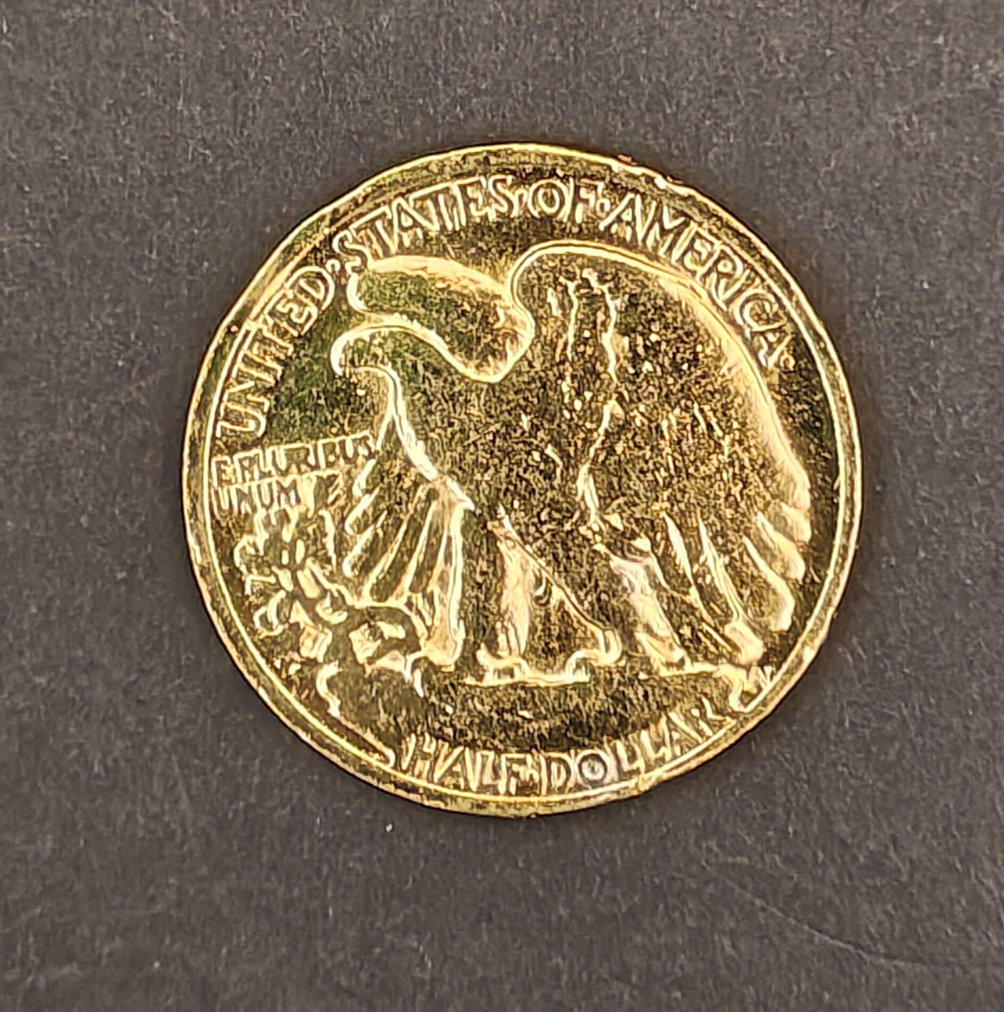 1938 Walking Liberty Half Dollar – Gold-Plated Collector Edition