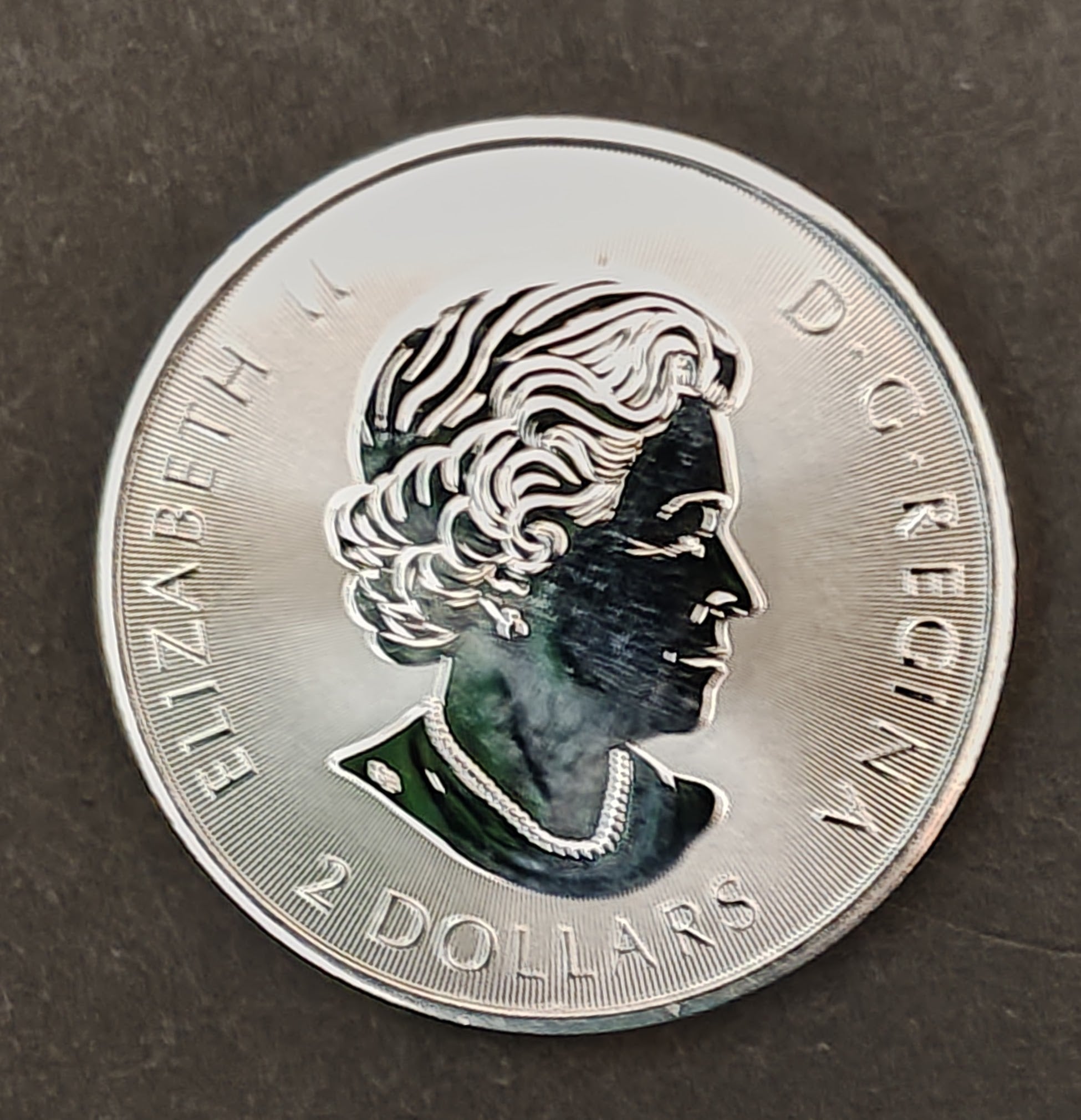 2021 CANADA - $2 DOLLARS - RED-TAILED HAWK - 1/2 Oz BU SILVER