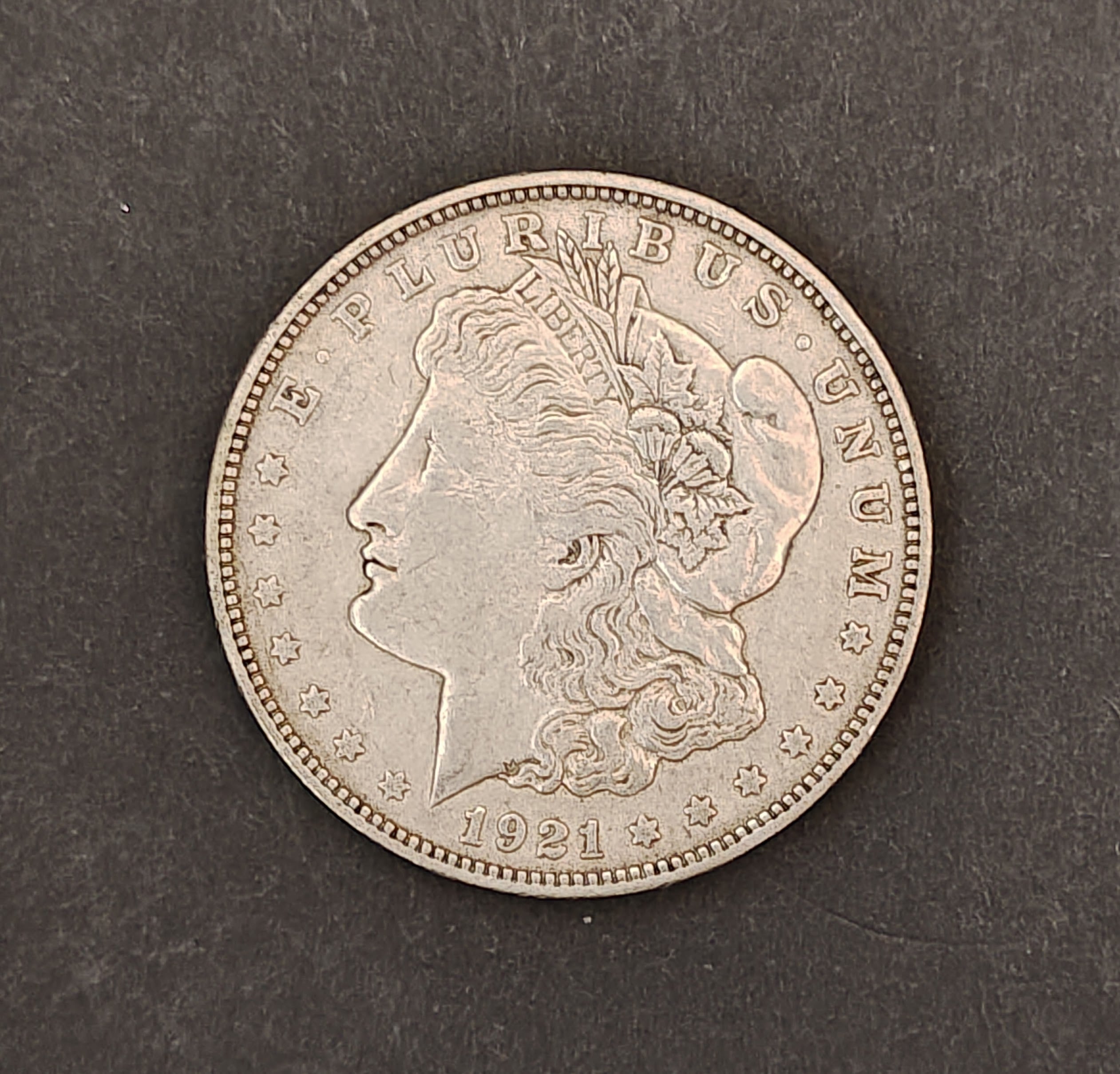 1921 Morgan Silver Dollar – Philadelphia Mint