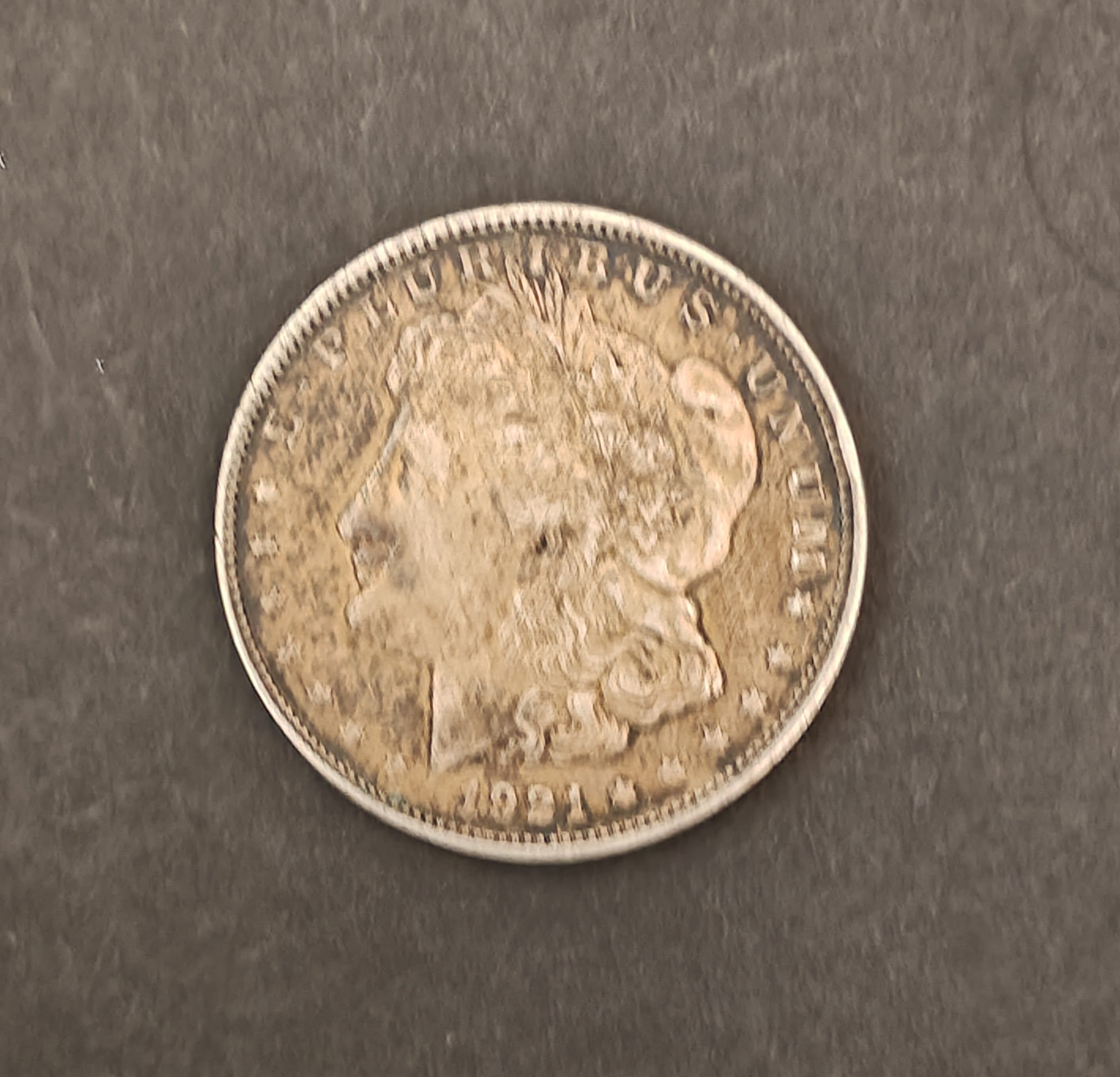 1921 Morgan Silver Dollar – Philadelphia Mint