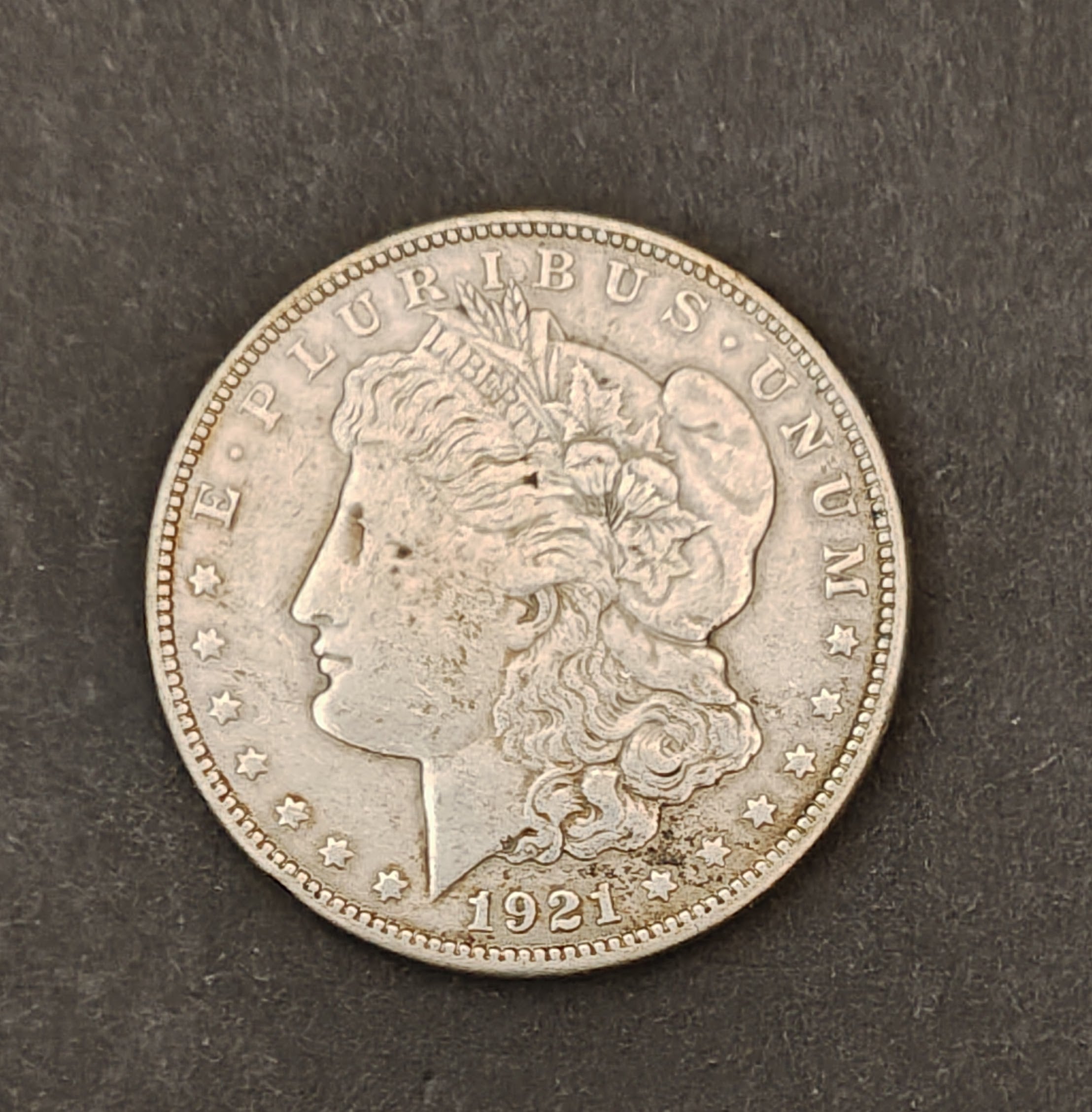 1921 Morgan Silver Dollar – Philadelphia Mint (Circulated)