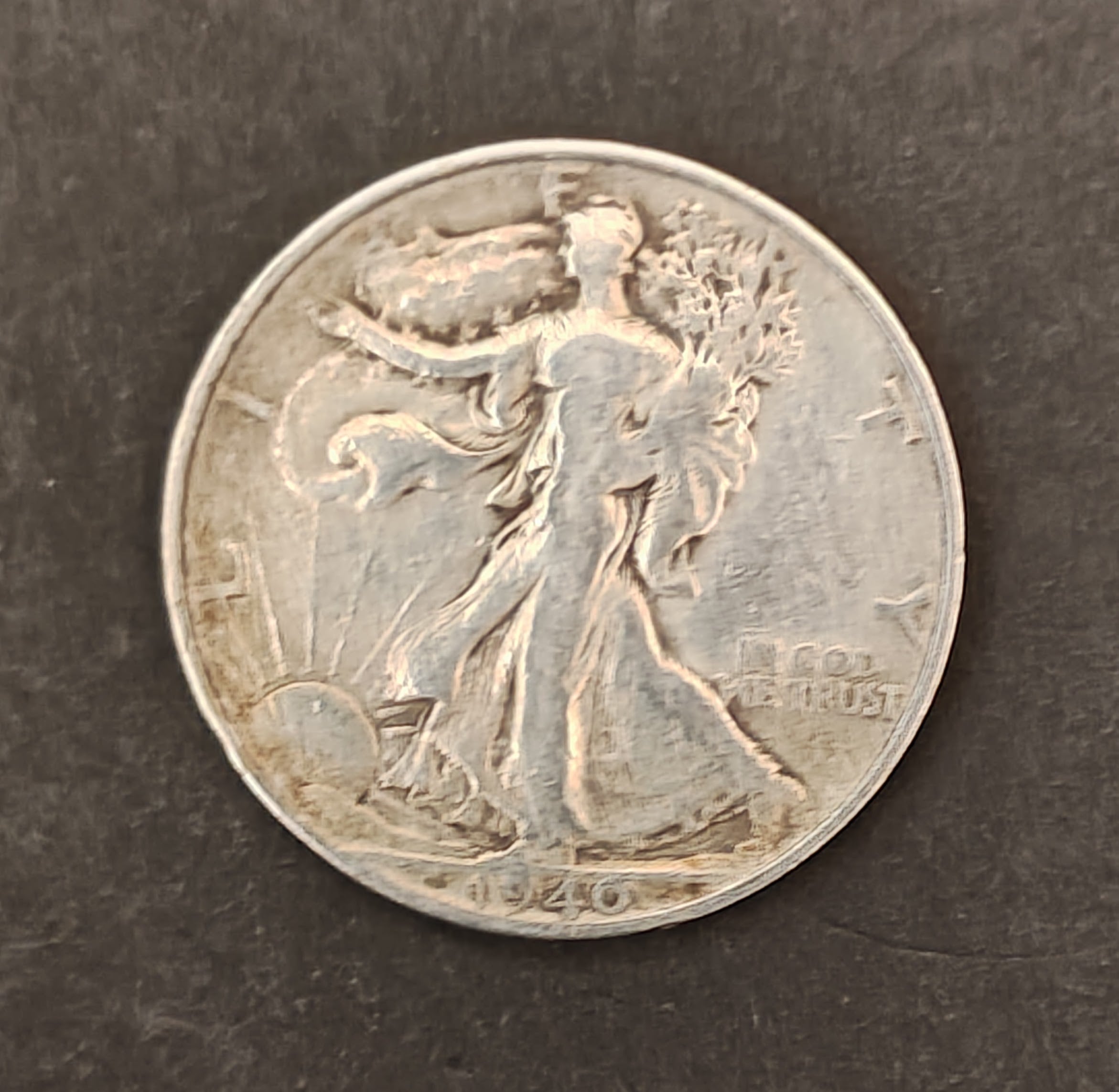 1946 Walking Liberty Half Dollar – Philadelphia Mint (Circulated)