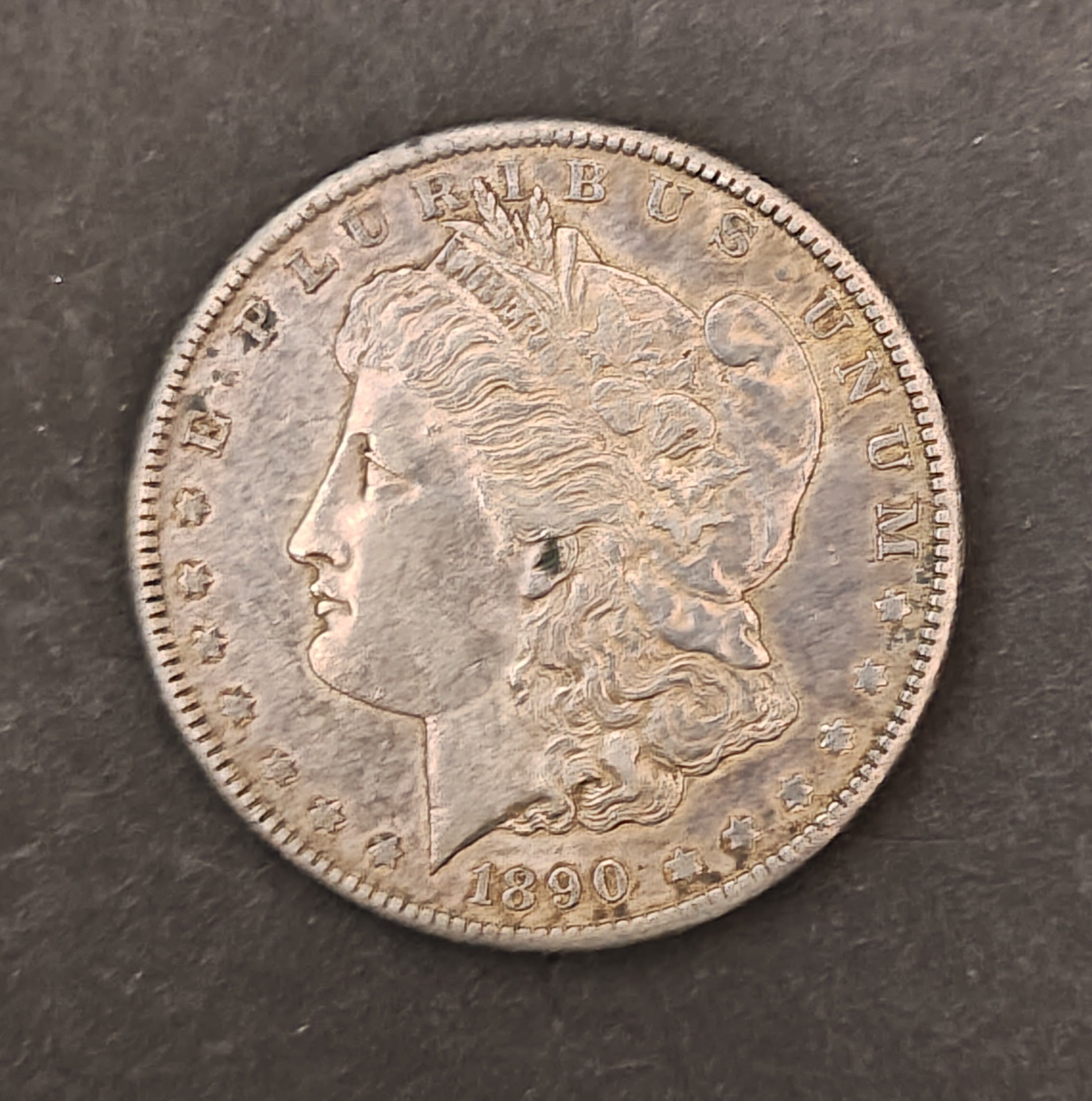 1890-S Morgan Silver Dollar – San Francisco Mint (Circulated)