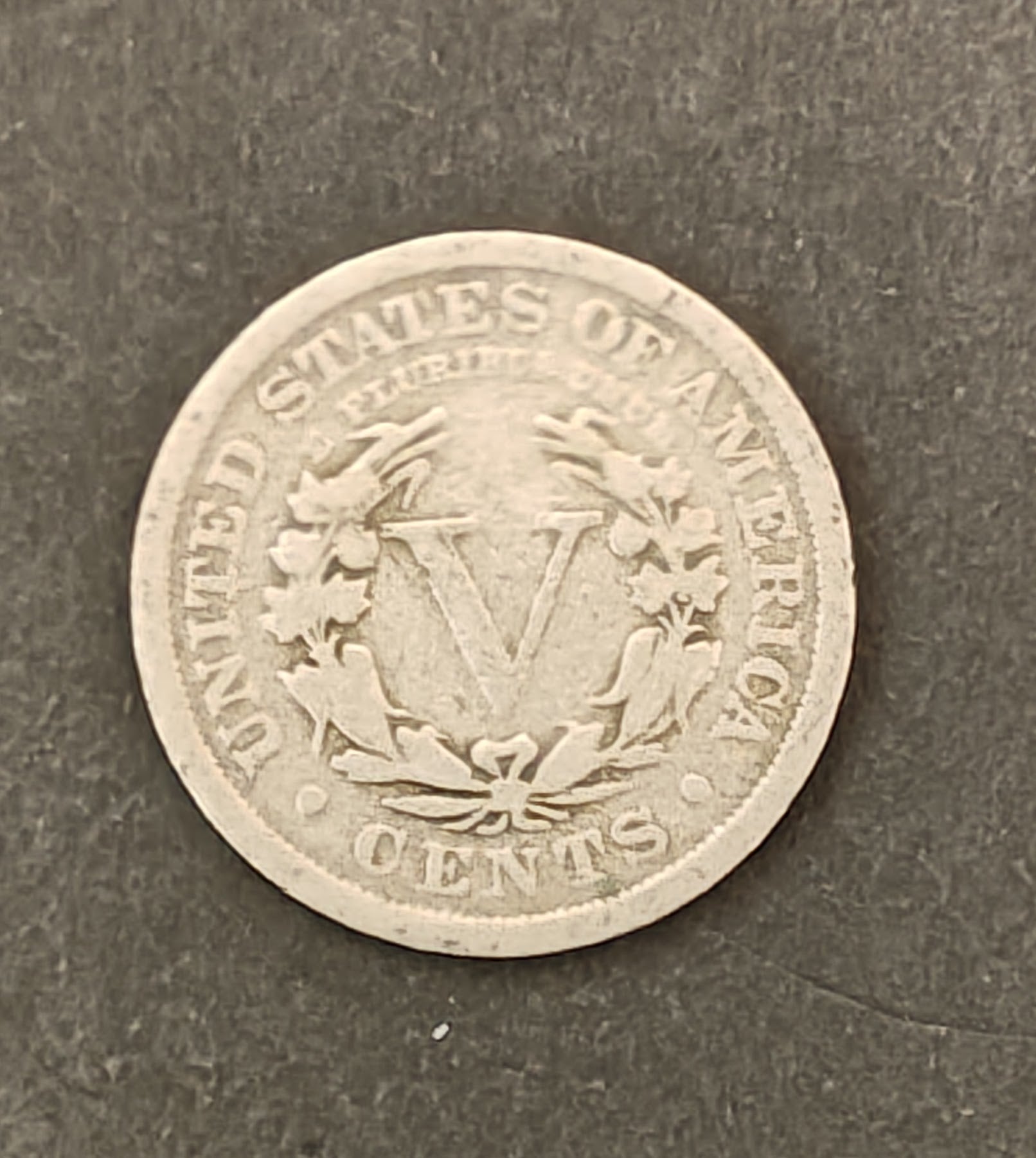 1910 Liberty Head “V” Nickel