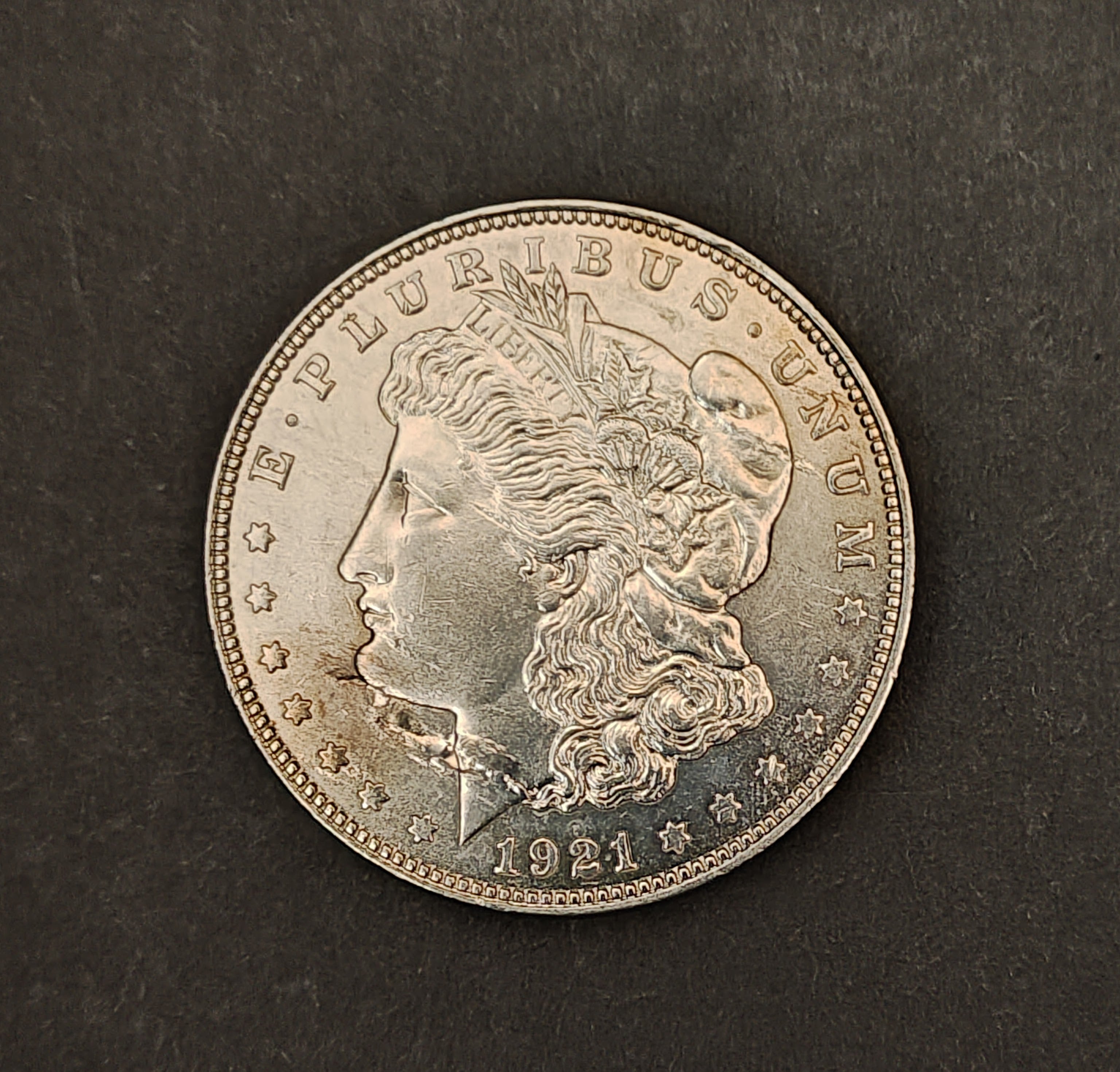 1921 Morgan Silver Dollar – Philadelphia Mint