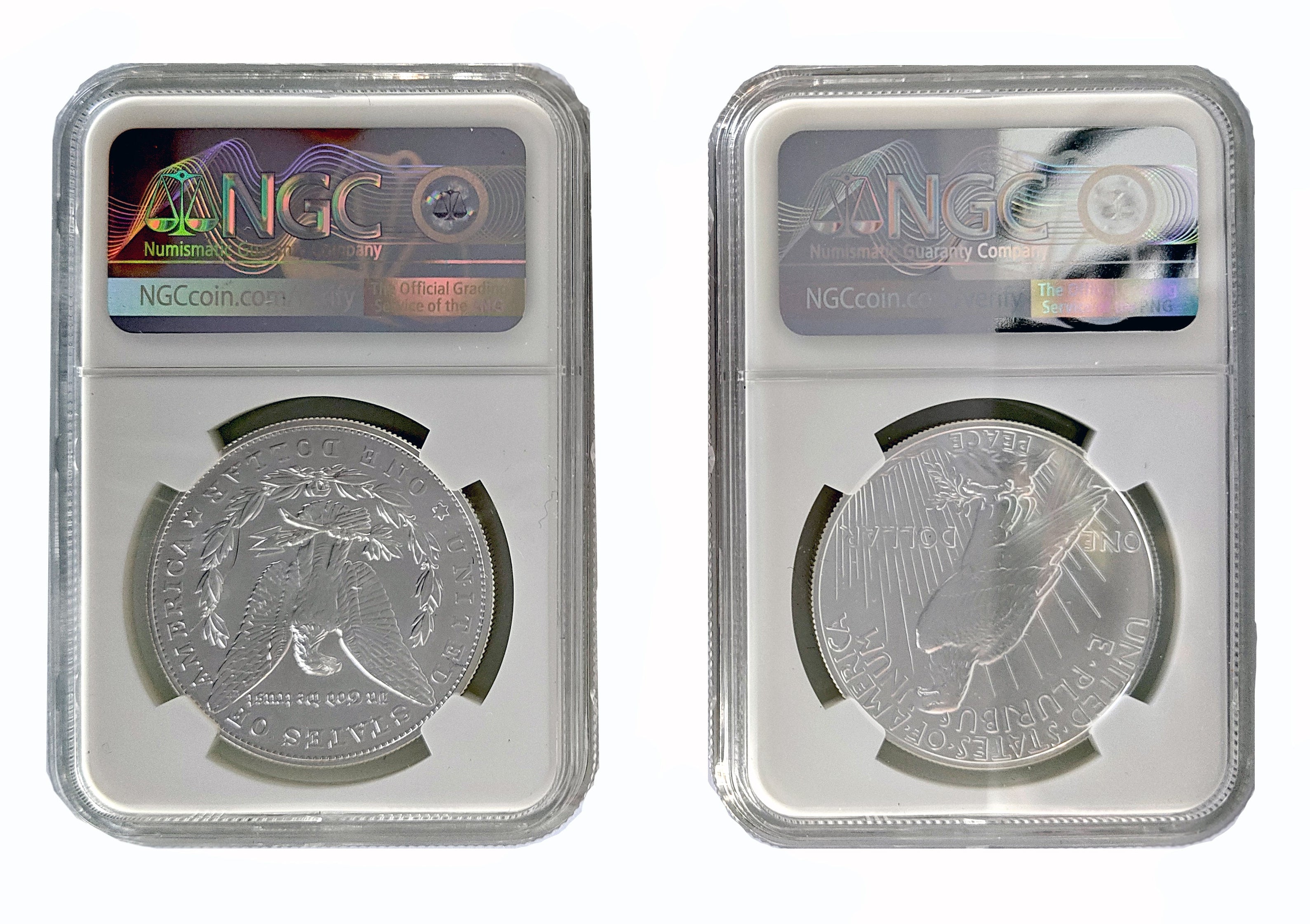 2024 Morgan & Peace Silver Dollar Set – NGCX 9.9 “Don’t Tread On Me” Label