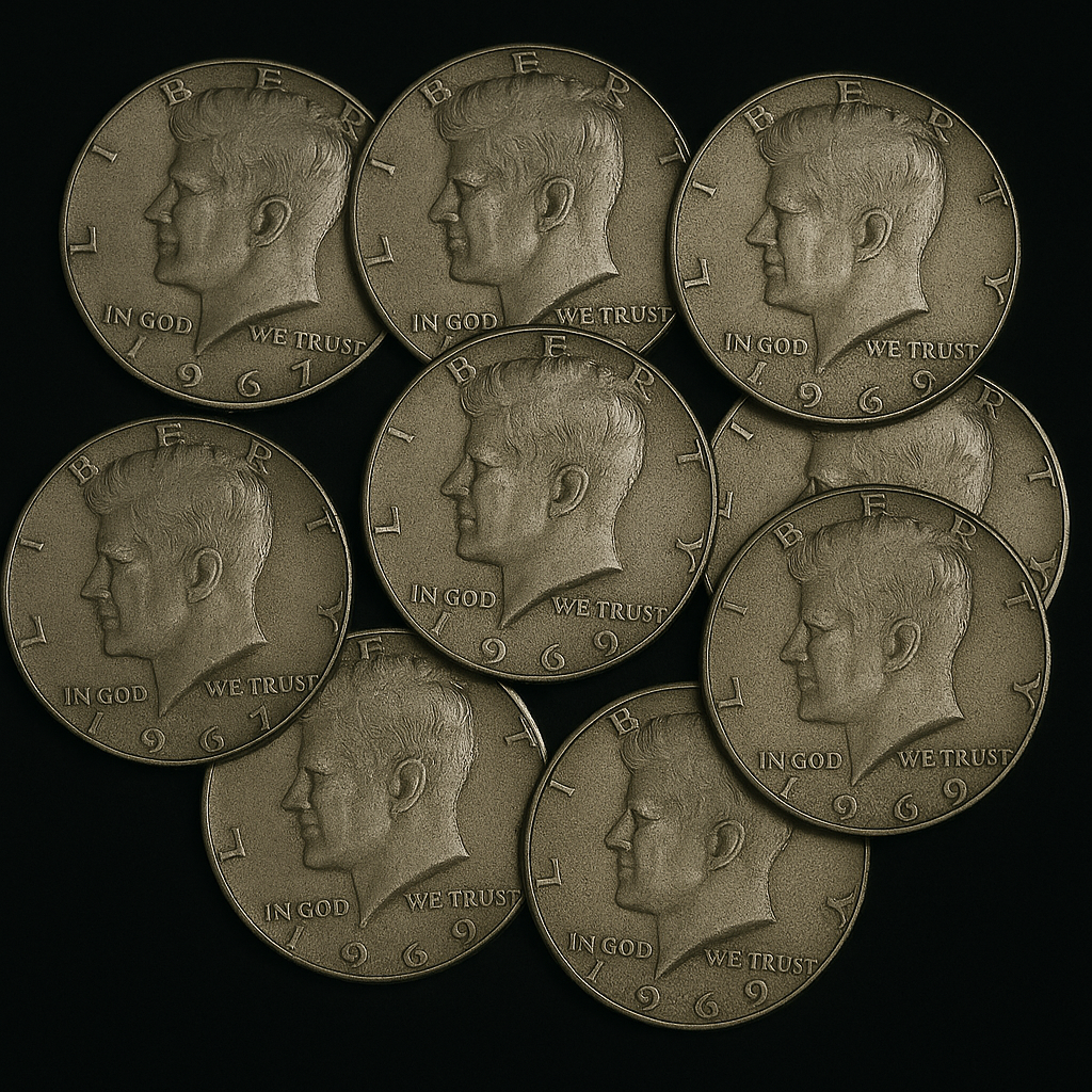 Kennedy Half Dollar (1965–1970, 40% Silver)