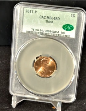 2017-P Lincoln Shield Cent CAC MS64RD