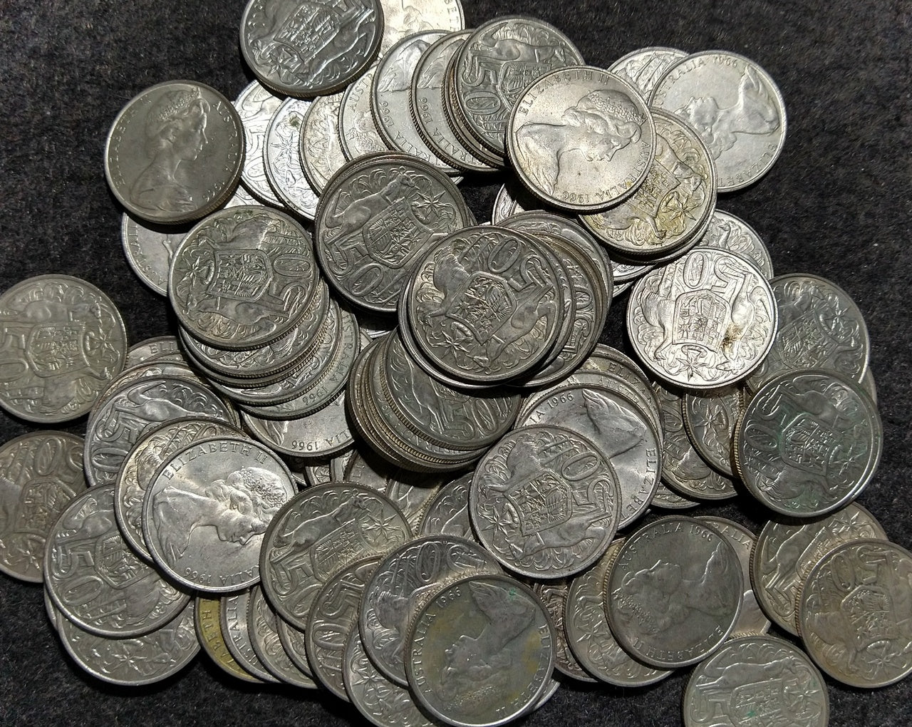 Canadian 50¢ Coins – Queen Elizabeth II (Random Date, Silver Format)