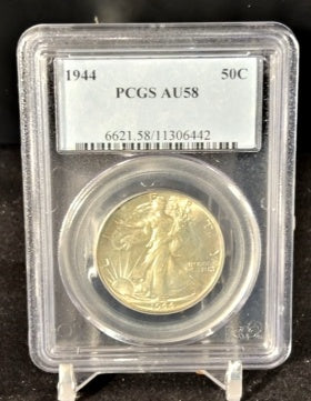 1944-P Walking Liberty Half Dollar PCGS AU58