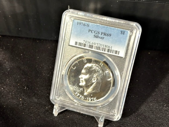 1976-S Eisenhower Dollar PR69 Silver
