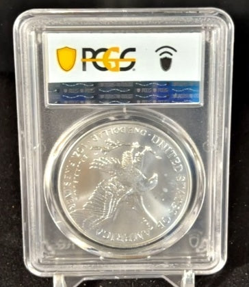 2023-P Silver Eagle First Day of Issue MS70